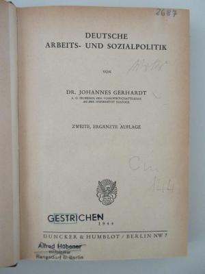 98/2021/41081 : Deutsche Arbeits- und Sozialpolitik (1944)