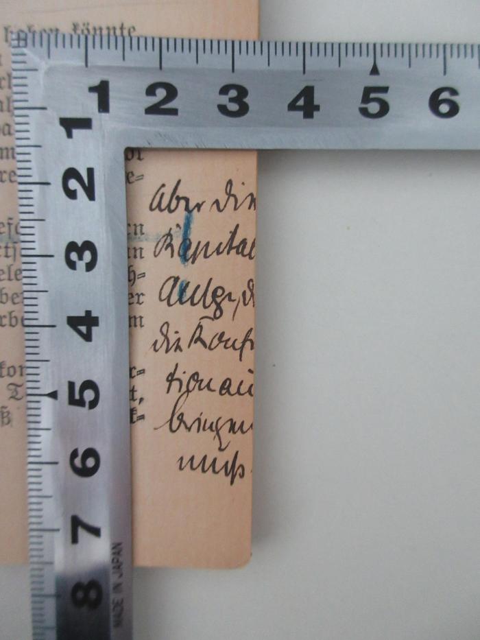 28/2022/2-1911 : Deutscher Heimarbeitertag : Berlin, 12. Januar 1911 : Protokoll der Verhandlungen nach stenographischer Aufnahme (1911);-, Von Hand: Annotation; 'aber die[...]'