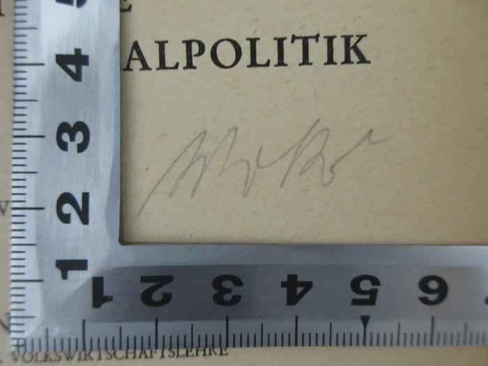 98/2021/41081 : Deutsche Arbeits- und Sozialpolitik (1944);-, Von Hand; '[...]'