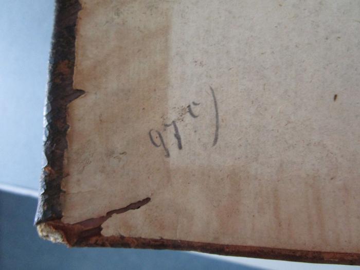 Ok 333 y 3: Supplément Ou Troisiéme Volume Du Grand Dictionaire Historique, Ou Mélange Curieux De L'Historique Sacrée Et Profane (1689);- (unbekannt), Von Hand: Nummer; '97 c)'. 