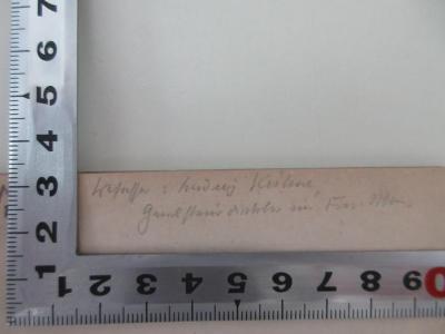 98/2022/41020 : Ueber den deutschen Zollverein. (1836);- (Kühne, Ludwig), Von Hand: Notiz; 'Verfasser: Ludwig Kühne [...]'. 