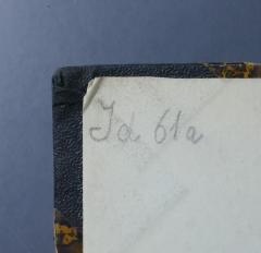 - (Hochschule für die Wissenschaft des Judentums), Von Hand: Signatur; 'Jd 61 a'. 