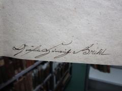 - (Brühl, Heinrich von), Von Hand: Autogramm; 'Gräfin Heinrich Brühl'. 