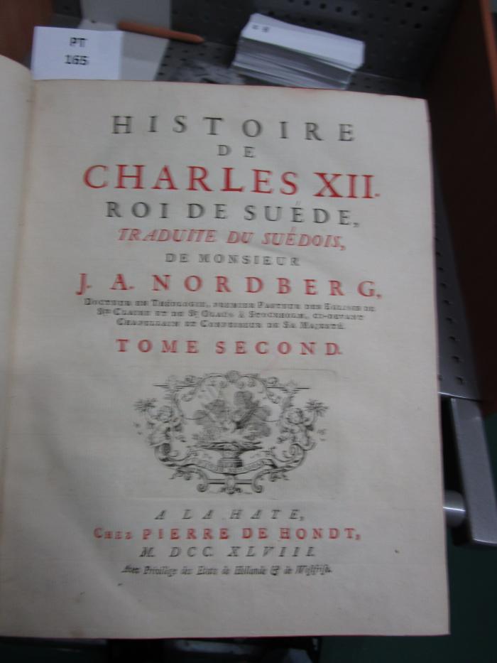  Histoire de Charles XII. roi de Suéde. (1748)