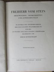 1 C 99-6 : Briefwechsel, Denkschriften und Aufzeichnungen. Bd. 6 (1934)