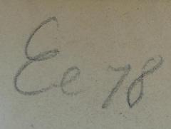 - (Hochschule für die Wissenschaft des Judentums), Von Hand: Signatur; 'Ee 78'. 