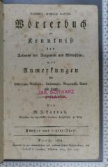 296.803 LAND 1,2 : Rabbinisch-aramäisch-deutsches Wörterbuch : zur Kenntniß d. Talmuds, d. Targumim u. Midraschim; mit Anmerkungen für Philologie, Geschichte, Archäologie, Geographie, Natur u. Kunst  (1820)