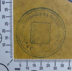 - (Cyrilometodějská teologická fakulta Univerzity Palackého), Stempel: Exlibris; 'Cyrillo-Methodějská bohosl. Fakulta v Olomouci '.  (Prototyp)