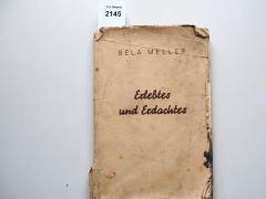  Erlebtes und Erdachtes. (1937)