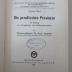 98/2022/41035 : Die preußischen Provinzen : Ein Beitrag zur Verwaltungs- und Verfassungsreform (1931)