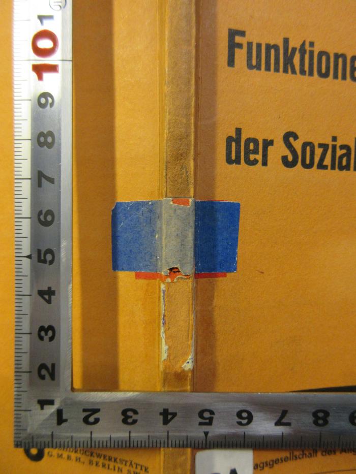 SA 1300 : Die wirtschaftlichen Funktionen der Sozialversicherung (1932);-, Tilgung: 