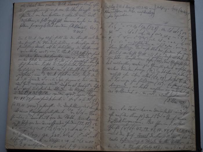 - (Lazarus, Ludwig), Von Hand: Notiz; '[Notizen und Bibelverweise]'. 