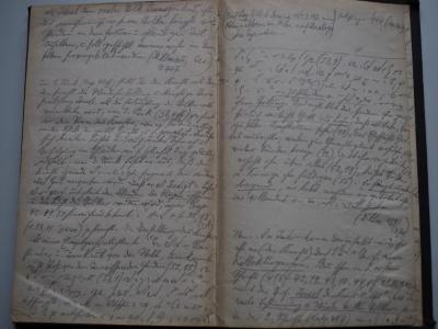 - (Lazarus, Ludwig), Von Hand: Notiz; '[Notizen und Bibelverweise]'. 