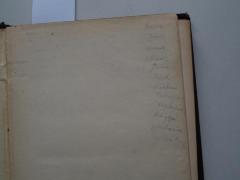 - (Lazarus, Ludwig), Von Hand: Notiz, Name; 'Hosea, Joel, Amoz, (...) Haggai, Zacharia, Maleachi'. 