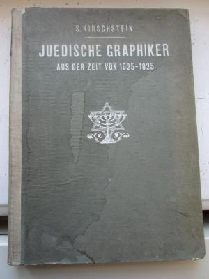 Dh 179 y: Juedische Graphiker aus der Zeit von 1625 - 1825 (1918)