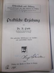 Päd 10 pab (ausgesondert) : Praktische Erziehung (1908)