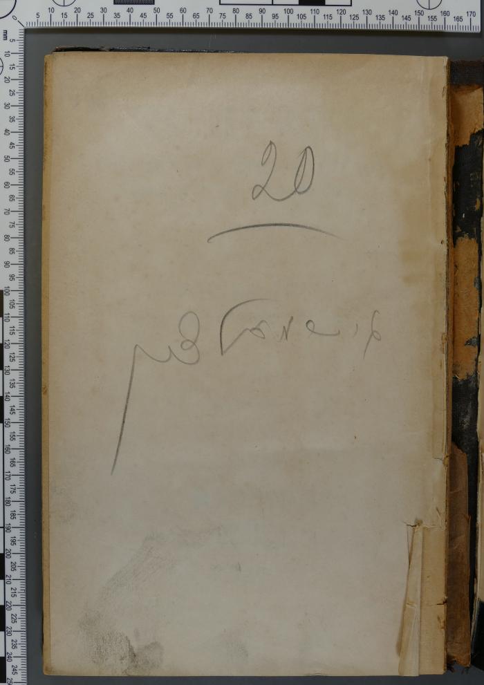 -, Von Hand: Nummer, Notiz; '20
גישמעלצם [?]
'
