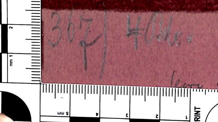 - (unbekannt), Von Hand: ; '367 /  4 Bde.'. 