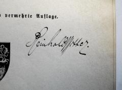 - (Mitter[?], Reinhold), Von Hand: Name; 'Reinhold Mitter[?].'. 