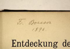 - (Boesser[?], Friedrich[?]), Von Hand: Name, Datum; 'Fr. Boesser[?] 1896.'. 