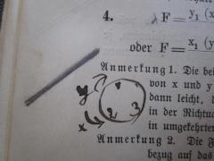 G46 / 2632 (Stern, Erich), Von Hand: Annotation; '[...]x y 2 3
wird die Strecke in Verhältnis n:m geteilt, dann ist x = m x 2 + n x 1 / m + n , Y = m y 2 + n y 1 / m + n'. 