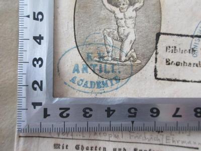 SG: Rz 4/18 (RARA) : Neuste Länder- und Völkerkunde. Ein geographisches Lesebuch für alle Stände.
Kaiserthum Oestereich (1823);- (K. K. Artill. Academie), Stempel: Name; 'K. K.  Artill. Academie'.  (Prototyp)