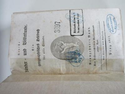 SG: Rz 4/19 (RARA) : Neuste Länder- und Völkerkunde. Ein geographisches Lesebuch für alle Stände.
Des Oesterreichischen Kaiserthums - 2. Band. (1827)