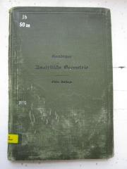 Ib 50 aa: Elemente der analytischen Geometrie (1901)