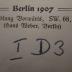 MB 476;A 4/1048 1 ; ;: Geschichte der Berliner Arbeiter-Bewegung : ein Kapitel zur Geschichte der deutschen Sozialdemokratie (1907)