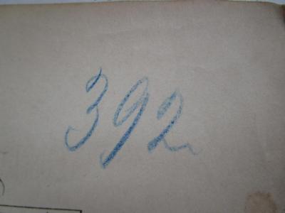  Festmarsch zur Feier des 150jährigen Bestehens der Loge zu den drei Schwertern (um 1888);- (Loge Minerva zu den Drei Palmen in Leipzig), Von Hand: Signatur; '392'. 