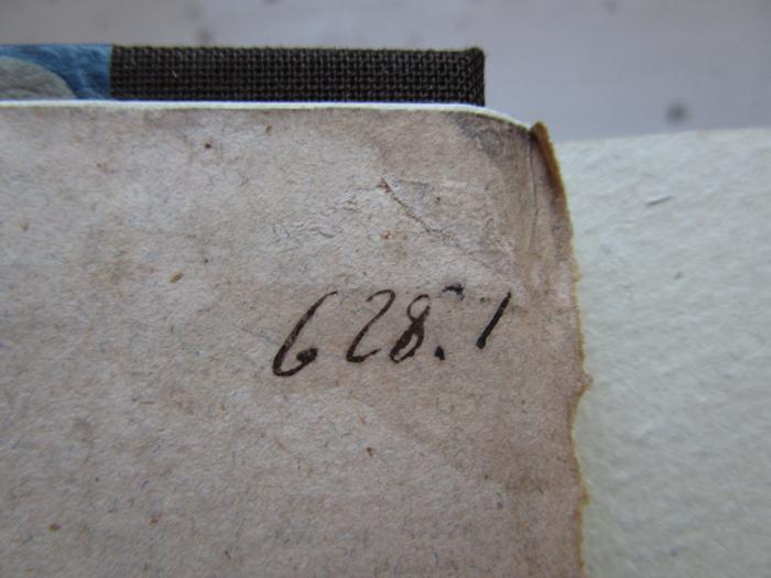  Dictionnaire Philosophique : Tome VII (1821);- (unbekannt), Von Hand: Nummer; '628.1'. 