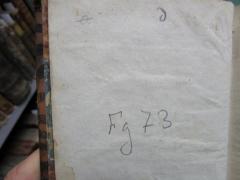 - (France. Ministère des Affaires étrangères), Von Hand: Signatur; 'Fg 73'. 
