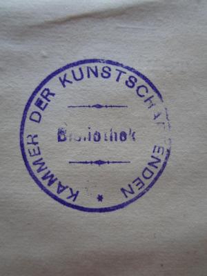 G46 / 3649 (Kammer der Kunstschaffenden), Stempel: Name, Berufsangabe/Titel/Branche; 'Kammer der Kunstschaffenden
Bibliothek'.  (Prototyp); Théatre : Tome VII (1820)
