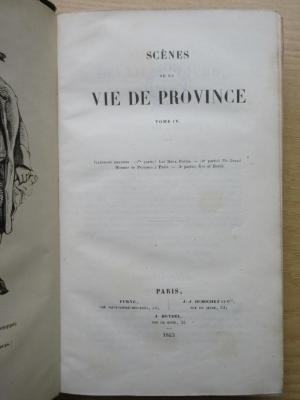 1 N 67 - 8 : La Comédie Humaine. Études de Mœurs. Scènes de la Vie de Province : Illusions Perdues : (1re partie) Les Deux Poètes. - (2e partie) Un Grand Homme de Province à Paris. - (3e partie) Eve et David. (1843)