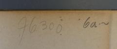 - (Jüdisches Zentralmuseum in Prag;Zentralstelle für Jüdische Auswanderung in Prag, Treuhandstelle), Von Hand: Inventar-/ Zugangsnummer; '76300'. 