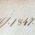 -, Von Hand: Name; 'Beuttler(?) 1847. Kraub(?)/Straub(?)'