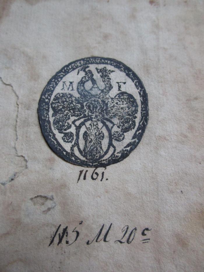 -, Etikett: Wappen; 'M A F'