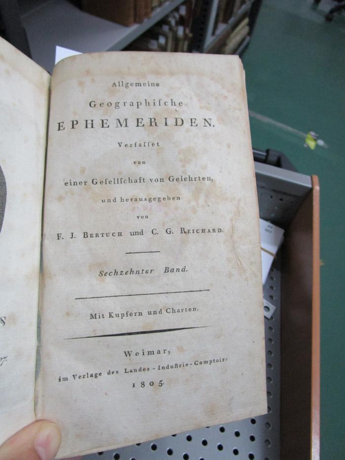  Allgemeine geographische Ephemeriden (1805)