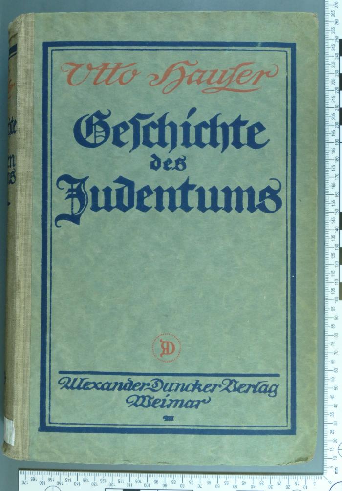 296.2 HAUS : Geschichte des Judentums (1921)