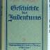 296.2 HAUS : Geschichte des Judentums (1921)