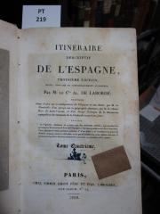 Gf 29d 449/45: Itinéraire descriptif de l'Espagne (1828)