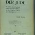 296.2[83] FRAN : Der Jude in den Dichtungen des 15., 16. und 17. Jahrhundertes (1905)