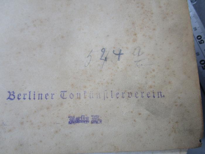 -, Von Hand: Signatur; '524a'