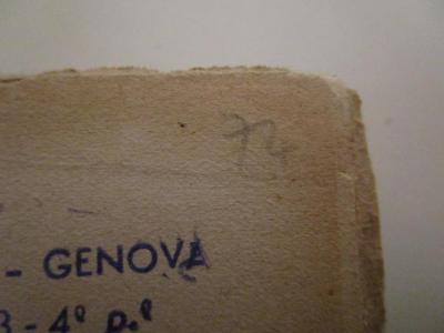- (Kammer der Kunstschaffenden), Von Hand: Nummer; '##'.  (Prototyp); La vita dell' avvocato ([1937])