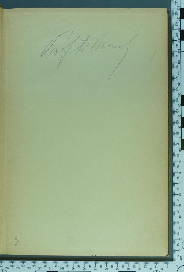 - (Noach, [?]), Von Hand: Name; 'Prof Dr Noach [Reach/Strach/Noack/Nord ?]'. 