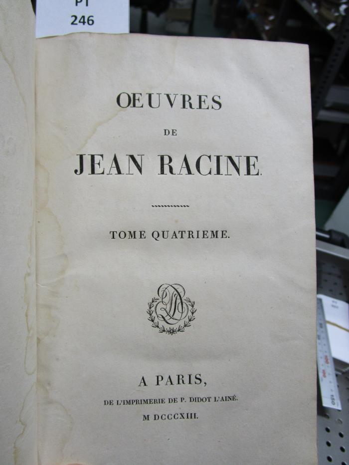  Oeuvres de Jean Racine (1813)
