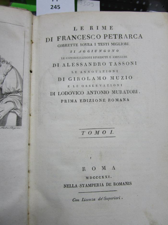  Le rime de Francesco Petrarca : corrette sovra i testi migliori (1821)