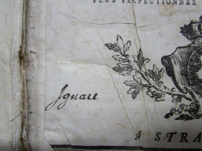 -, Von Hand: Autogramm, Name; 'Ignace Meyer'