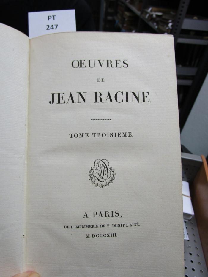  Oeuvres de Jean Racine (1813)