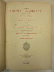 6 C 5521 : Sancti Thomae Aquinatis doctoris angelici opera omnia. 6, Prima secundae Summae theologiae a quaestione I ad quaestionem LXX (1891)